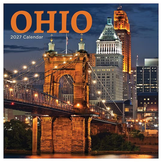 2027 Ohio Wall Calendar By Tf Publishing | 12" x 12" | Michaels®